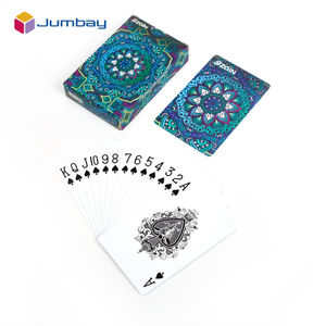 Изготовление и печать игральных карт по индивидуальному заказу с логотипом, высококачественная печать для различных видов покера в прозрачной акриловой коробке - Product Image 5