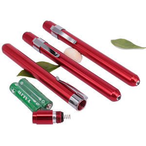 Món quà tốt nhất màu đỏ nhôm Đèn pin Led bút ánh sáng edical bút <span class=keywords><strong>Torch</strong></span> cho y tá LED y tế Penlight cho bác sĩ - Product Image 1