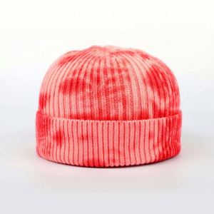 Custom Fashion Fisherman Soft Acrylic <b>Tie</b> Dye Knitted Beanies Hat - Product Image 3