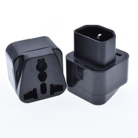 Adaptateur de prise femelle Schuko vers IEC 320 C14, adaptateur de voyage universel pour téléphone portable, AC 100~250V, cuivre, neuf, certifié CE