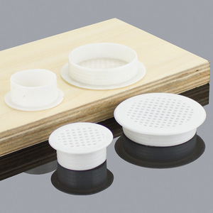 Grilles de ventilation rondes en plastique respirant Ying Sheng pour meubles et quincaillerie, modèle YS - Product Image 1
