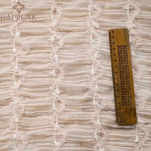 <span class=keywords><strong>Tissu</strong></span> en mousseline de polyester <span class=keywords><strong>plissé</strong></span> brodé HAPPEAK, vente chaude, <span class=keywords><strong>tissu</strong></span> en mousseline de polyester doux et froissé, vendu <span class=keywords><strong>au</strong></span> <span class=keywords><strong>mètre</strong></span> - Product Image 5