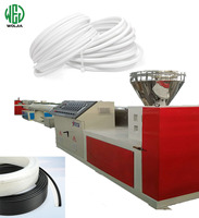 Ligne de production de tubes en nylon à vis unique WOLJIA, extrudeuse de tuyaux pneumatiques en PU PE PA, équipement de fabrication