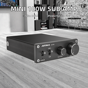 Amplificateur de Subwoofer Mini <span class=keywords><strong>AIYIMA</strong></span> A1001 100W Classe D HiFi Mono Numérique Haute Puissance pour la Maison Guangdong - Product Image 2
