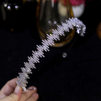 ASNORA – diadème en zircone cubique avec éléments étoilés, style romantique, couronnes, diadème pour femmes, coiffe de fête, bijoux pour cheveux de mariée