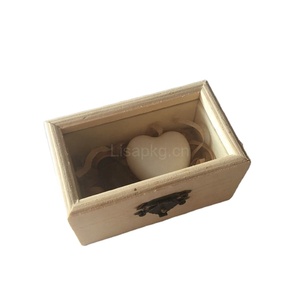 Bisagra con cubierta <span class=keywords><strong>de</strong></span> cristal personalizada Embalaje <span class=keywords><strong>de</strong></span> juguete Regalo Caja <span class=keywords><strong>de</strong></span> madera <span class=keywords><strong>de</strong></span> <span class=keywords><strong>pino</strong></span> al por mayor con ventanas - Product Image 3