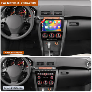 Lecteur multimédia de voiture 9 pouces 2+32G pour Mazda3 2003-2009, prend en charge CarPlay <span class=keywords><strong>sans</strong></span> fil, Android Auto, autoradio, WiFi, FM/RDS, SWC, Mirror Link - Product Image 1