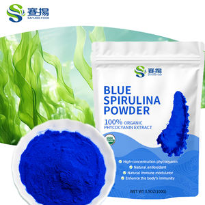 Toptan Spirulina Ekstresi Fikokyanin Gıda Boyası Mavi Spirulina E18 Mavi Pigment Organik Fikokyanin Spirulina Tozu Fiyatı - Product Image 3