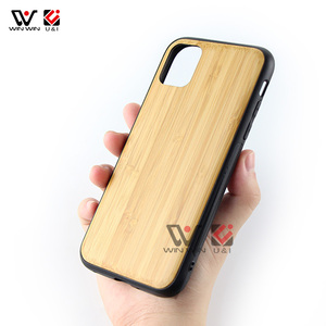 2019 Simple <span class=keywords><strong>de</strong></span> madera <span class=keywords><strong>de</strong></span> la cereza cubierta del caso del teléfono celular para el <span class=keywords><strong>iPhone</strong></span> nuevo modelo - Product Image 2