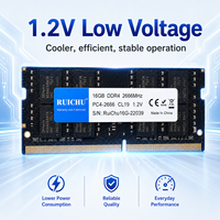 Module de mémoire RAM pour ordinateur portable RuiChu DDR4 ECC 8 Go 2400 MHz 2666 MHz PC4-25600 SODIMM 260 broches pour mise à niveau de PC portable et jeux
