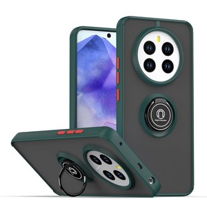 Full Protection Shockproof Matte Slim Phone Cover Magnetic Ring Holder Cell Phone <strong>Cases</strong> For Realme12+/12 4G/13 4G - Product Image 3
