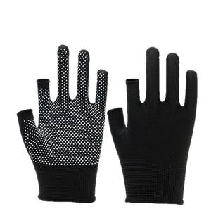 Guantes de pesca de medio dedo de nailon, resistentes a pinchazos, transpirables, para actividades al aire libre, escalada de montaña, ciclismo, senderismo - Product Image 5