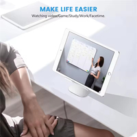 Support de tablette ergonomique en alliage d'aluminium, meilleur rapport qualité-prix, rotation à 225°, anti-renversement, support universel pour iPad Pro et tous les appareils intelligents