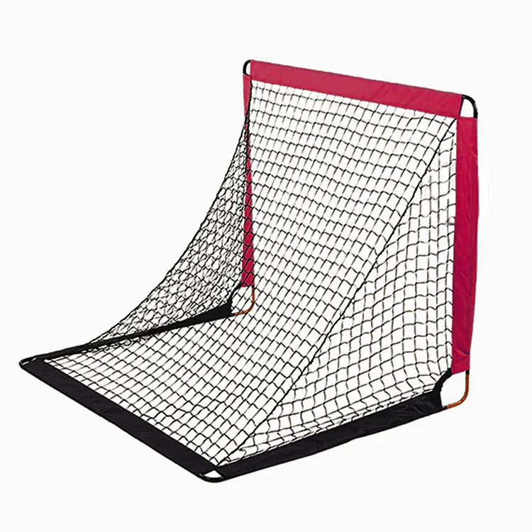 In Stock Deep red color Quality metal goal 5.25 X4 Feet for kids play at outdoor or indoor football soccer training goal