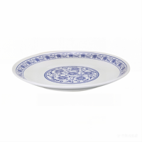 Assiettes en mélamine de style porcelaine bleue et blanche en gros - Durables, légères et incassables pour restaurants et hôtels