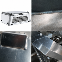 Hardtop pour camionnette RAM 1500, benne de 6,4 pieds, 2009-2018, coque de camping-car en aluminium avec fenêtres coulissantes