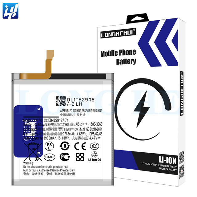 3.88V 3900mAh Original Replacement Phone Battery EB-BS912ABY for Samsung Galaxy S23 SM-S911B Batteries