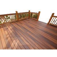 Holzmaserung Wasserdichte Co-Extrusions-WPC-Terrassendielen Umweltfreundliche Verbundstoff-WPC-Schwimmbad-Terrassendielen für den Außenbereich