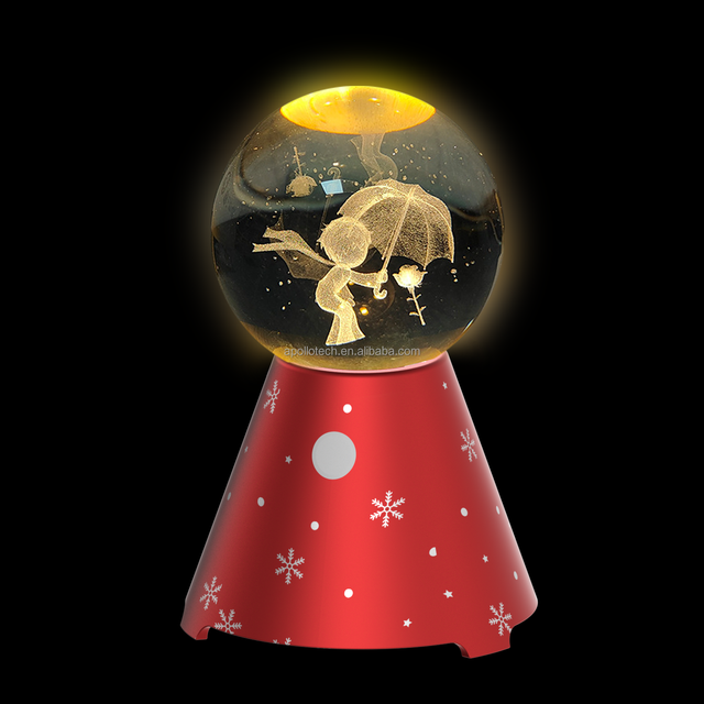 Newest Speaker Crystal Ball Holiday Decorations Halloween, Christmas Ornaments Customizable Bluetooth Speaker