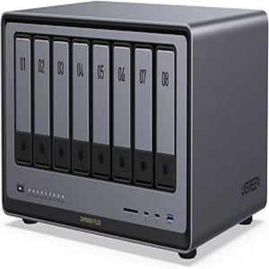 DXP8800ใหม่เดิมบวก8-อ่าว NAS I5 1235u ซีพียู10แกนแรม DDR5 8กิกะไบต์10GbE 2 * ช่อง M.2 NVMe ช่อง8K 2 * TBT4 DXP8800 plu - Product Image 1