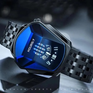 Reloj <span class=keywords><strong>de</strong></span> cuarzo deportivo impermeable para hombre HOURSLY 6615, estilo popular <span class=keywords><strong>de</strong></span> video corto, para motociclistas, transfronterizo, <span class=keywords><strong>de</strong></span> moda en redes. - Product Image 3