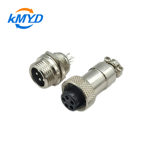 Conectores Circulares Serie GX12 - Conectores Eléctricos Metálicos de Múltiples Pines - Equipos Electrónicos Industriales - Product Image 1