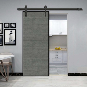 <span class=keywords><strong>Porte</strong></span> <span class=keywords><strong>de</strong></span> grange en <span class=keywords><strong>bois</strong></span> massif, dispositif d'intérieur étanche, face simple, insonorisée, <span class=keywords><strong>pour</strong></span> maison et Villa - Product Image 5