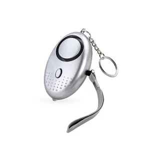 An toàn âm thanh 130dB cá nhân báo động cho người phụ nữ khẩn cấp tự vệ báo động an ninh Keychain với LED nhấp nháy ánh sáng