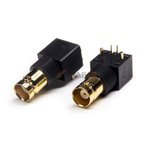 <span class=keywords><strong>BNC</strong></span> <span class=keywords><strong>RF</strong></span> cắm nữ cong tường/Jack mà không có đồng khác + Vỏ nhựa mạ vàng tiêu chuẩn tùy biến kết nối - Product Image 4