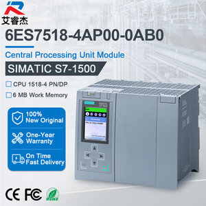ใหม่แกะกล่อง 6ES7518-4AP00-0AB0 SIMATIC S7-1500 CPU 1518-4 PN/DP ชุดประมวลผลกลาง 6es7 518-4ap00-0ab0 โมดูล PLC ขั้นสูง - Product Image 1