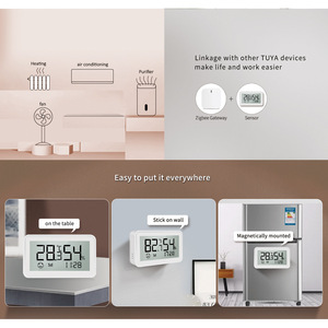 Tuya Smart Temperature And Humidity Sensor Wifi Zigbee Indoor Home Weather Station With App Control - Product Image 4