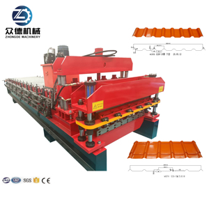 Machine de formage à froid de tôles d'acier colorées à double couche haute productivité, machine de formage à froid de tôles <span class=keywords><strong>IBR</strong></span> et de tôles vernissées pour tuiles de toiture - Product Image 1