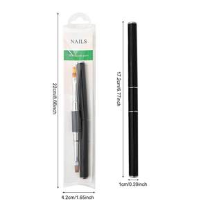 Stylo double embout métallique multifonctionnel pour nail art, photothérapie, extension rapide, retrait de gel, sculpture et gaufrage - Product Image 5