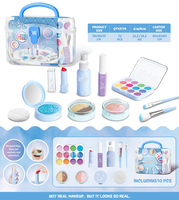 Offre Spéciale haute Simulation maquillage valise ensemble en plastique étui à cosmétiques semblant jouer jouets pour filles Kit d'habillage pour enfants d'âge préscolaire