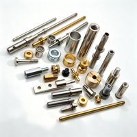 Pièces en aluminium, laiton et acier inoxydable usinées CNC de précision sur mesure à 5 axes, petites pièces usinées CNC, OEM
