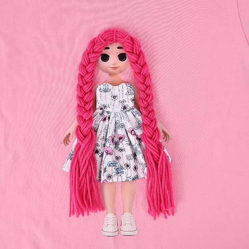 Coiffure rose - 1