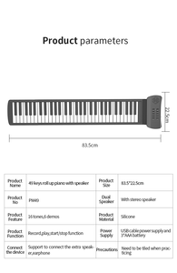 Piano électronique professionnel à 61 touches <span class=keywords><strong>Usb</strong></span> <span class=keywords><strong>Midi</strong></span> pour enfants, jouet, clavier <span class=keywords><strong>roland</strong></span> - Product Image 5