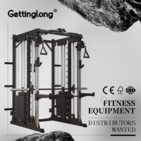 Rack de musculation en acier au carbone de qualité commerciale, machine Smith, équipement d'entraînement complet du corps, équipement de musculation personnalisé JIAQUANLONG