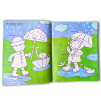 Livre de coloriage personnalisé pour enfants avec autocollants Velcro, livre d'activités réutilisable avec autocollants, livres éducatifs pour enfants, fabrication en usine