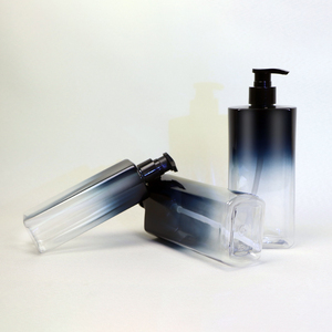 Manufacturer Wholesale 350ml Empty Plastic Shampoo Bottle Gradient Matte Bottle for <strong>Shower</strong> Gel Liquid Body Oil Container - Product Image 6