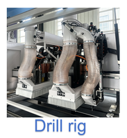 Centre d'usinage CNC six axes pour perçage et fraisage, avec moteur et système de contrôle domestique 3D, pour la fabrication d'armoires en bois, compatible conteneur, exportation mondiale