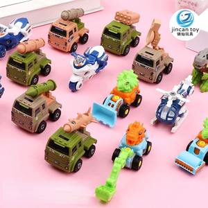 Jincan Mini jouet militaire dinosaure et trompette en plastique assemblé voiture sur le thème des animaux jouets en gros pour garçons et enfants - Product Image 3