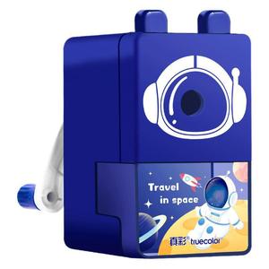 Sacapuntas automático de color real, manual, metálico, multifuncional para estudiantes de primaria - Product Image 4
