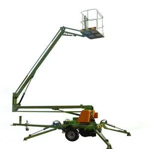 aerial hydraulisch bauarbeit kirschklammer elektrisch ausleger hebebühne teleskop abschleppbar kirschklammer mit ce