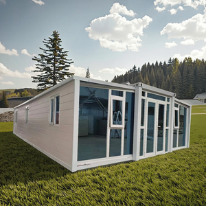 Nhà mở rộng hai cánh tùy chỉnh, nhà mô-đun tích hợp cho văn phòng di động ngoài trời và chỗ ở - Product Image 1