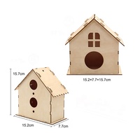 Kit de maison d'oiseau en gros bricolage décoration Arts artisanat nichoirs bricolage nichoir en bois