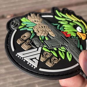 Custom New Cartoon Soft Rubber <b>Patch</b> for Garment Accessories 3D <b>Sew</b>-<b>On</b> Woven Techniques Heat Transfer Factory Price PVC Material - Product Image 2
