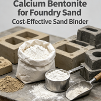 Bentonite de Calcium Blanche en Poudre Grade 2 – Bentonite Anti-agglomérante Économique pour la Construction, la Fonderie, les Engrais et les Eaux Usées