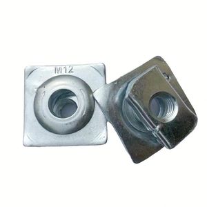 Prix de gros : Écrous fendus et galvanisés en acier au carbone M4 M5 M6 M8 M10 M12 M14 M16, petit emballage - Product Image 1