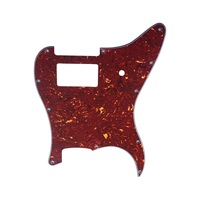 Red Turtle Accessoire d'instrument de musique de style ST à double micro pour guitare à 11 trous avec PickGuard